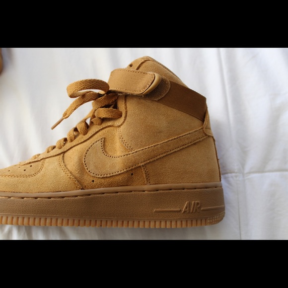 Nike Wheat Suede Air Force 1’s - Picture 4 of 5